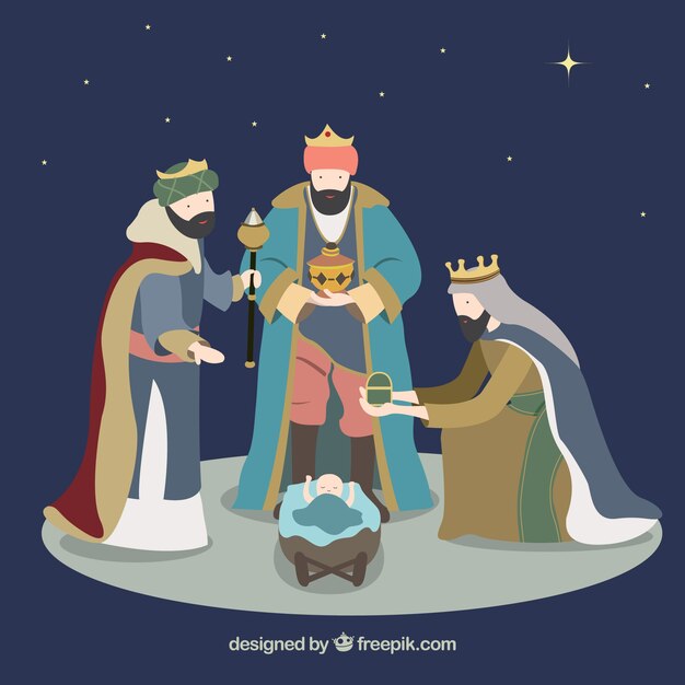 Wise men illustration