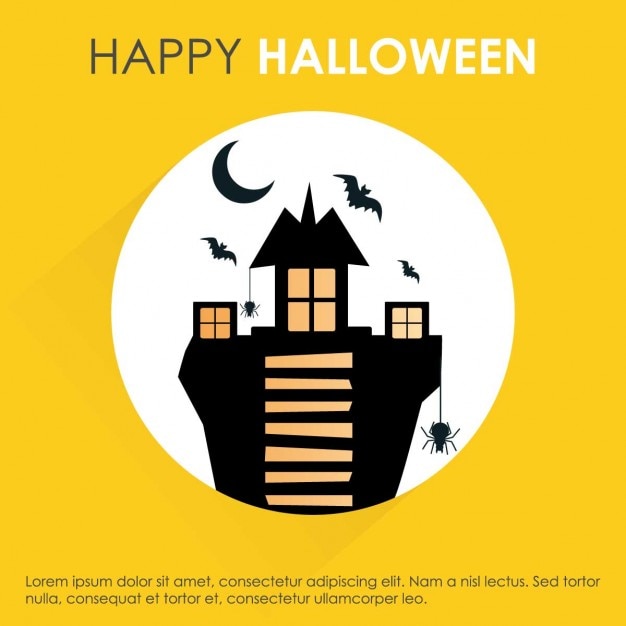 Free Vector witch house background