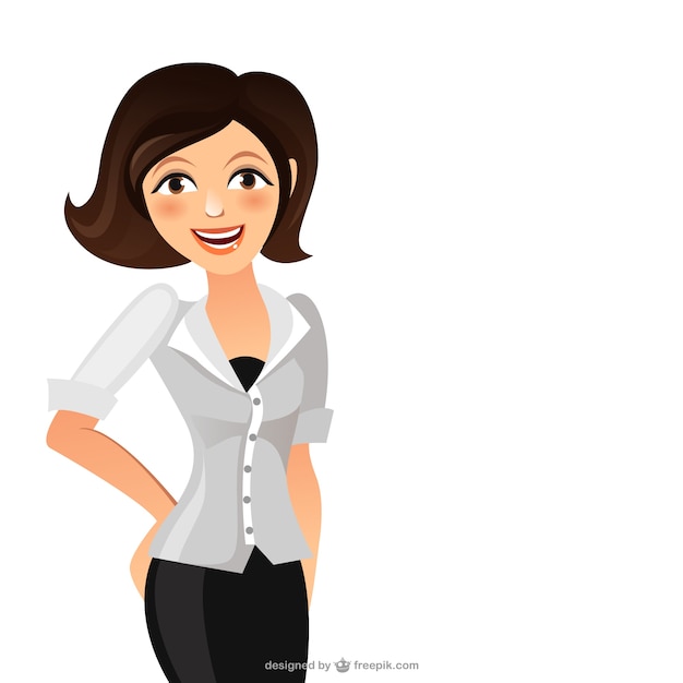 Woman cartoon character