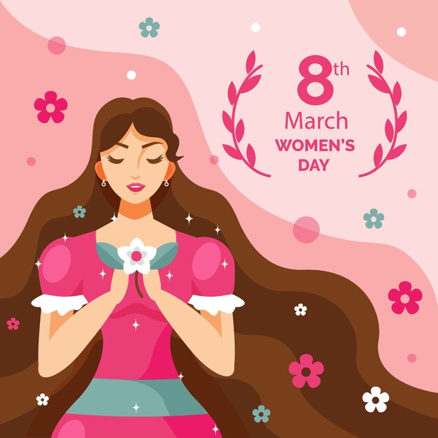 Women's day in flat design