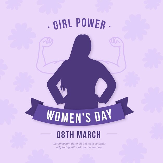 Women's day in flat design