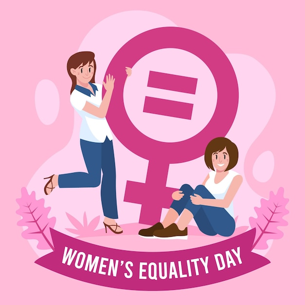 Women's equality day illustration