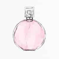 Free vector women's perfume bottle vector hand drawn design element