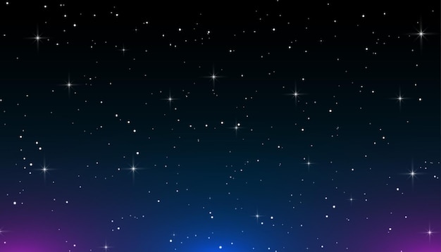 the wonders of night sky beautiful wallpaper with shiny star