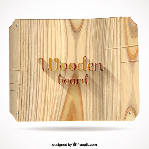 Wooden board