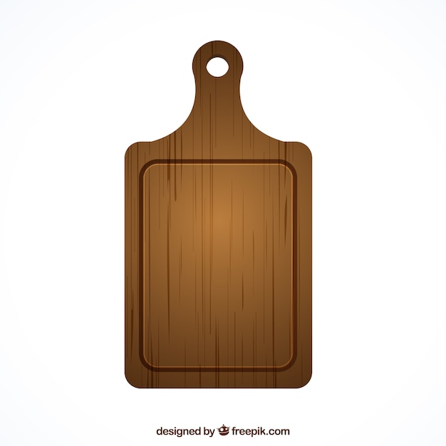 Free Vector wooden cutting board