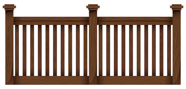 A wooden fence