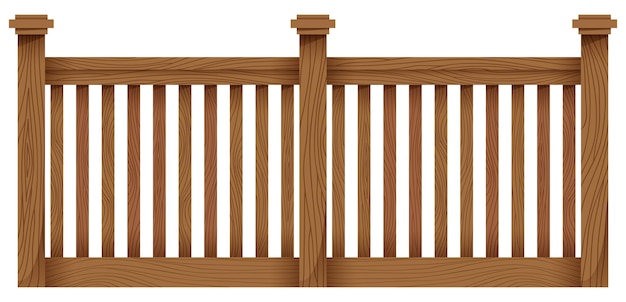 A wooden fence