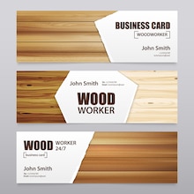 wood banners