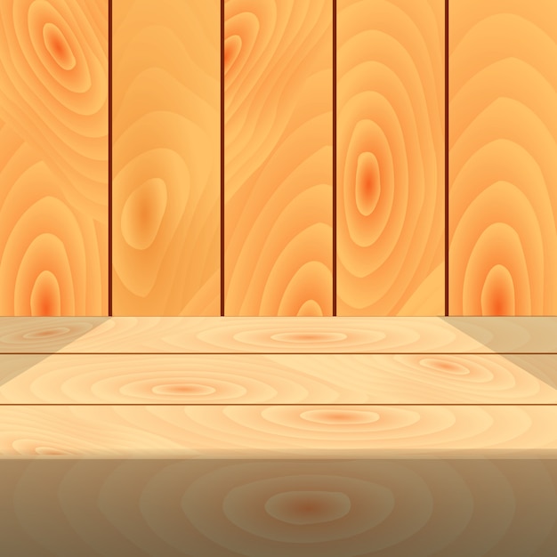 Free Vector wooden table background