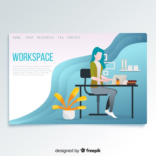 Workspace Landing Page