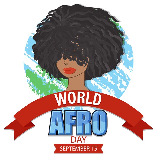 World Afro Day September 15 Banner Design