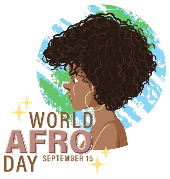 World Afro Day September 15 Banner Design