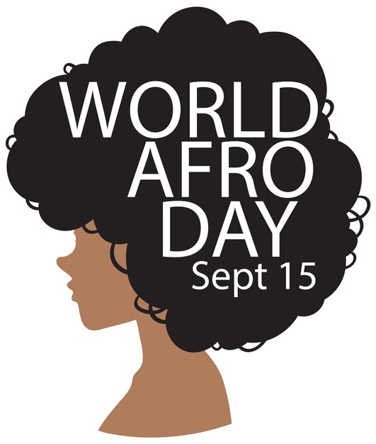 World Afro Day September 15 Banner Design