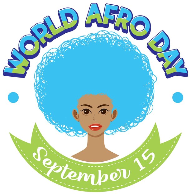 World Afro Day September 15 Banner Design