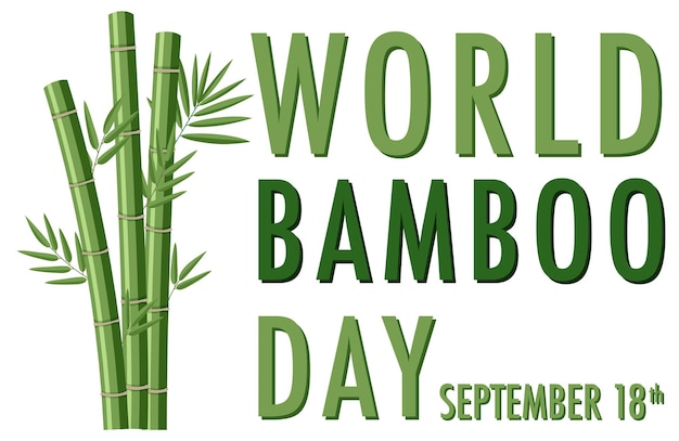 World Bamboo Day September 18