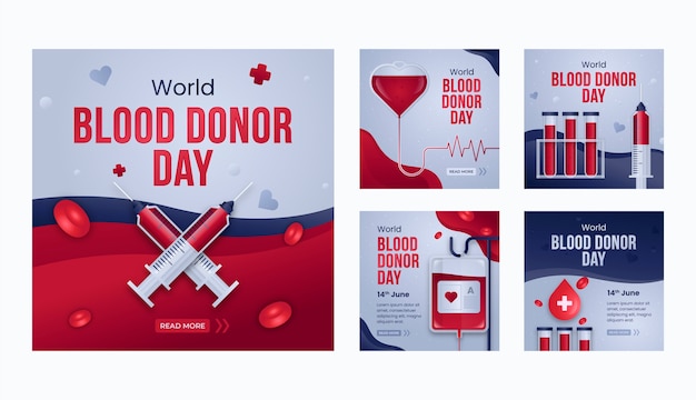 World blood donor day gradient ig post