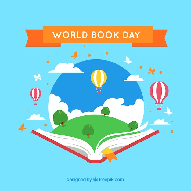 World book day background