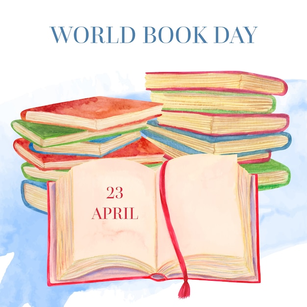 Free vector world book day event