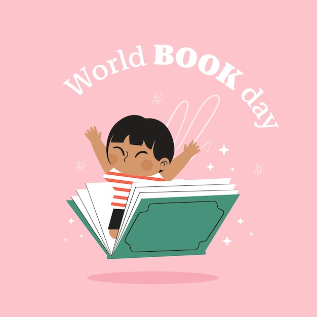 World book day illustration