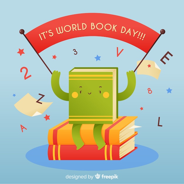 Free Vector world book day