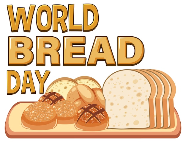 World Bread Day 16 October Logo Design