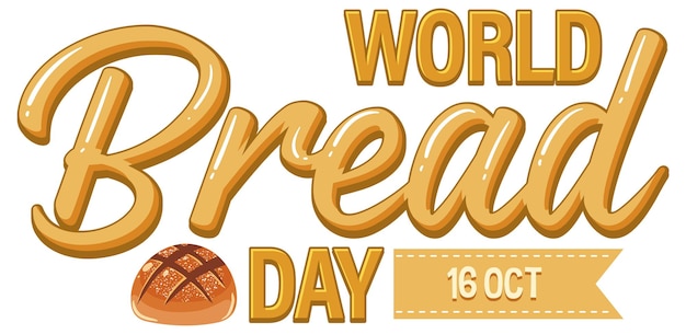 World Bread Day 16 October Logo Design