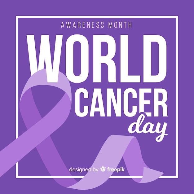 World cancer day background