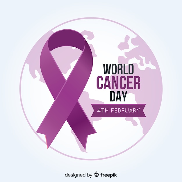 World cancer day background