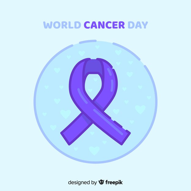 World cancer day background