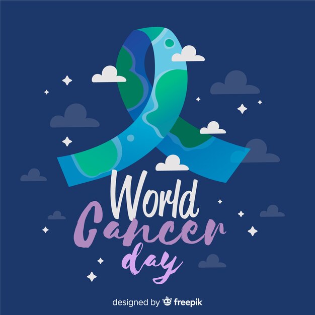 World cancer day background