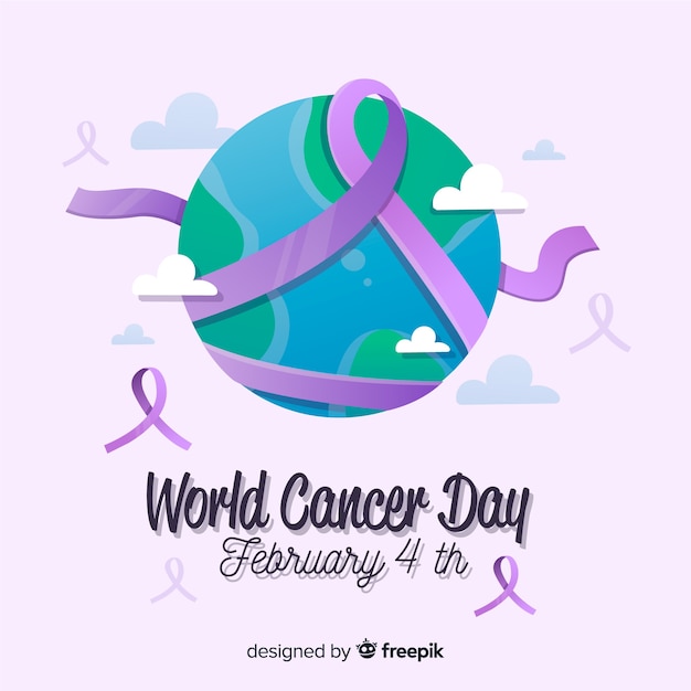 Free Vector world cancer day background