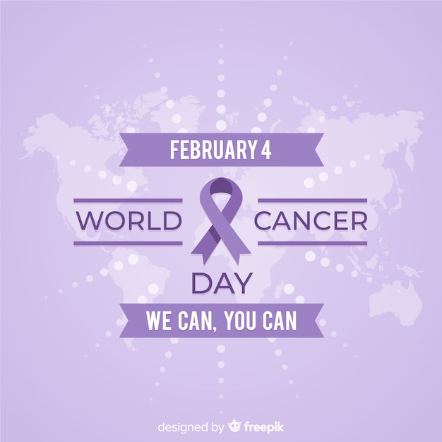 Free vector world cancer day background