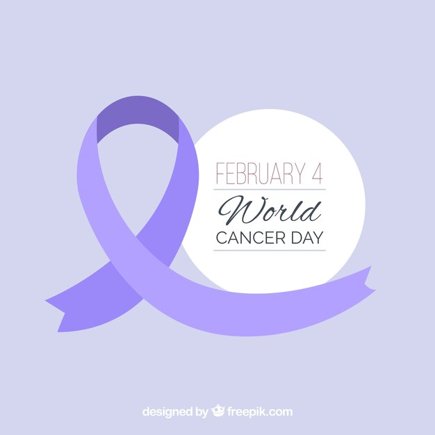 World cancer day background