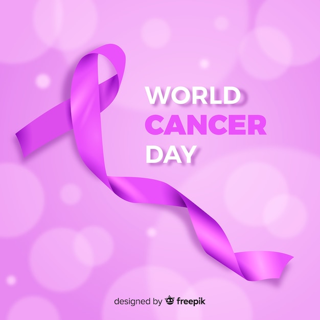 Free Vector world cancer day background