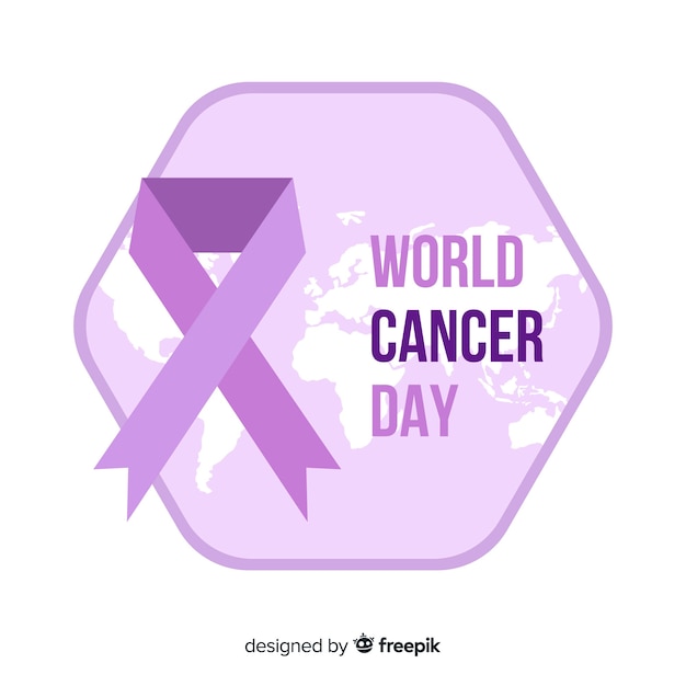 World cancer day background