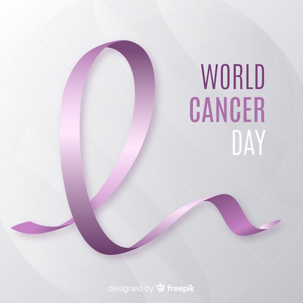 World cancer day background