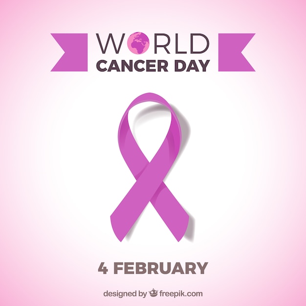 Free Vector world cancer day