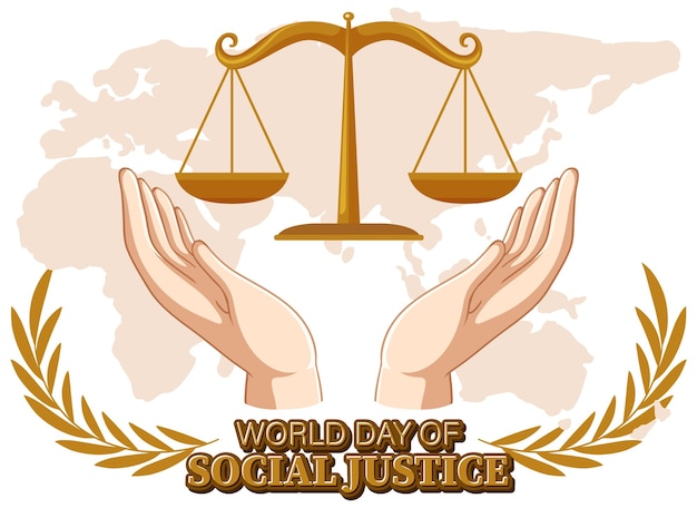 World day of social justice banner