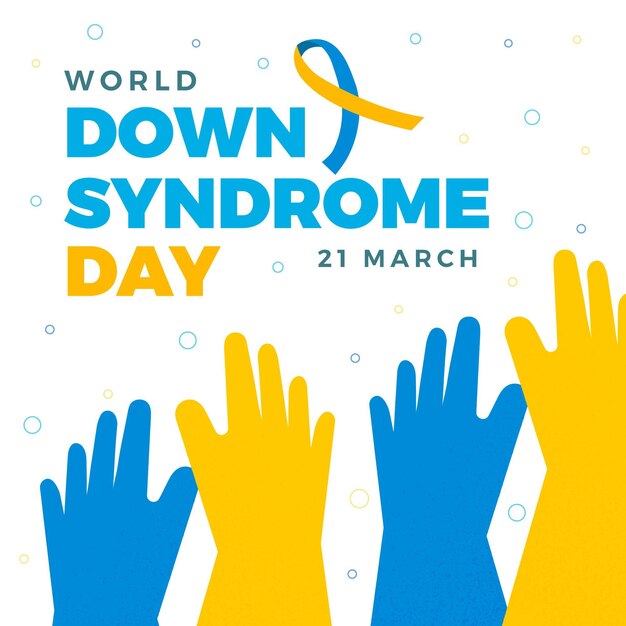 World down syndrome day illustration