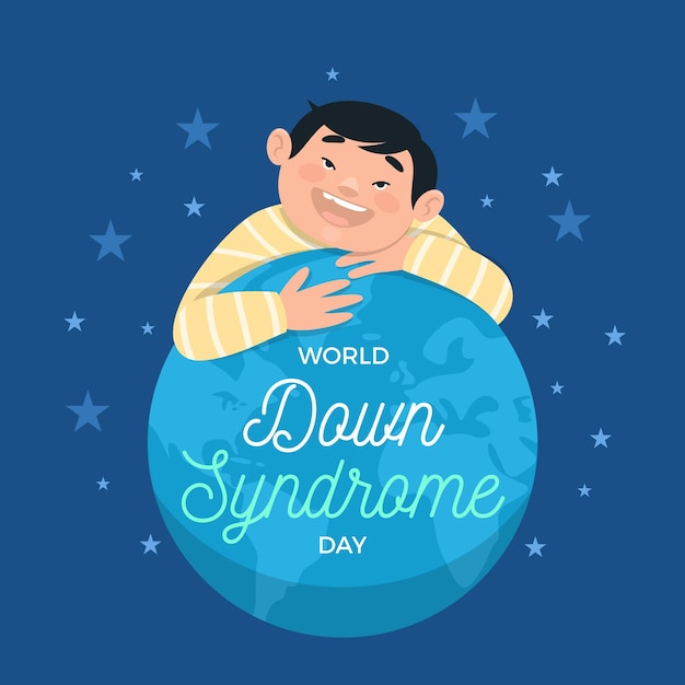 World down syndrome day illustration