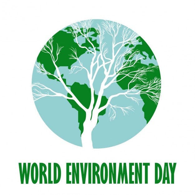 Free Vector world environment day background