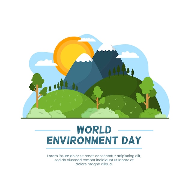 World environment day concept