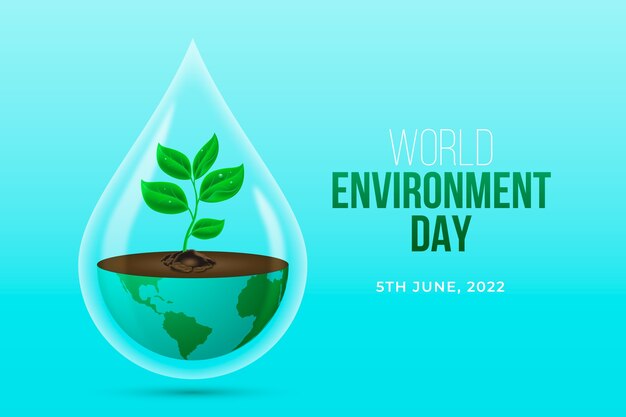 World environment day realistic background