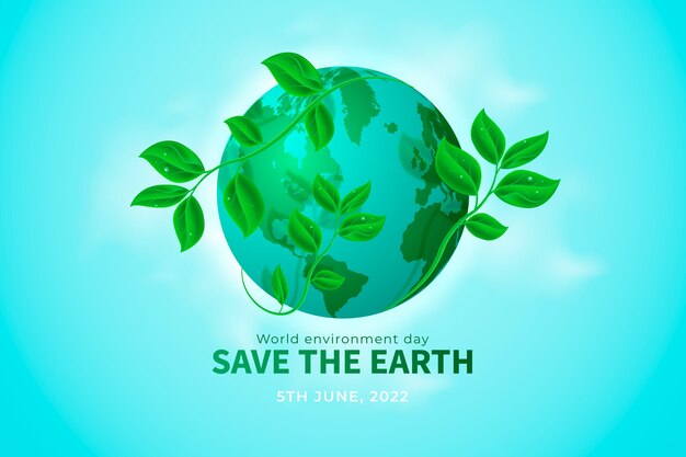 World environment day realistic background