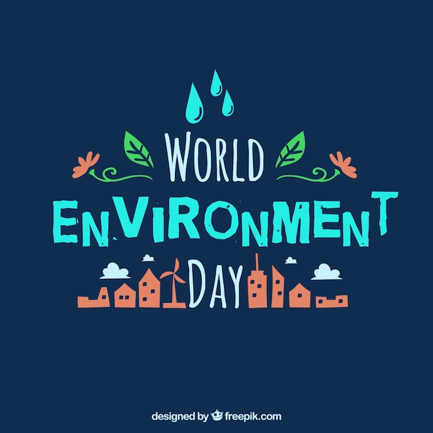 Free Vector world environmental day background