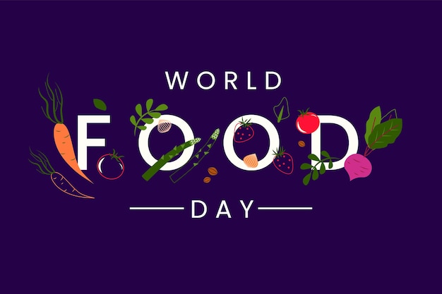 World food day event illustration theme