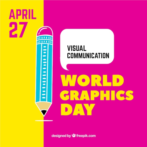 World graphics day background 