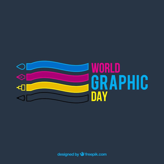 World graphics day background 