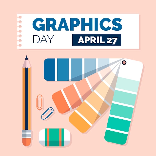 World graphics day illustration